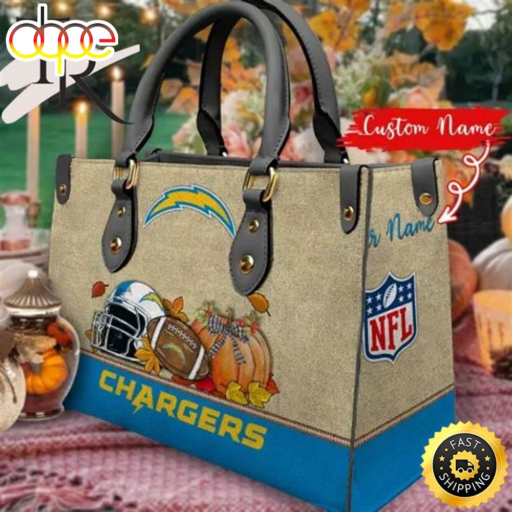 Los Angeles Chargers Autumn Women Leather Hand Bag Zo2uav