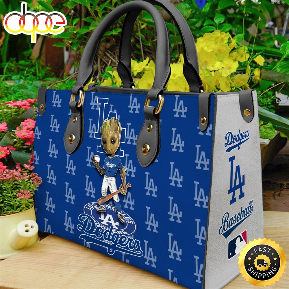 Los Angeles Dodgers Groot Women Leather Hand Bag 1 Qohona