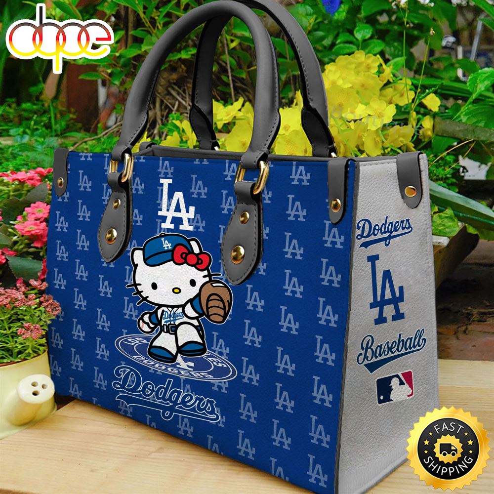 Los Angeles Dodgers Kitty Women Leather Hand Bag 1 B4dhzb