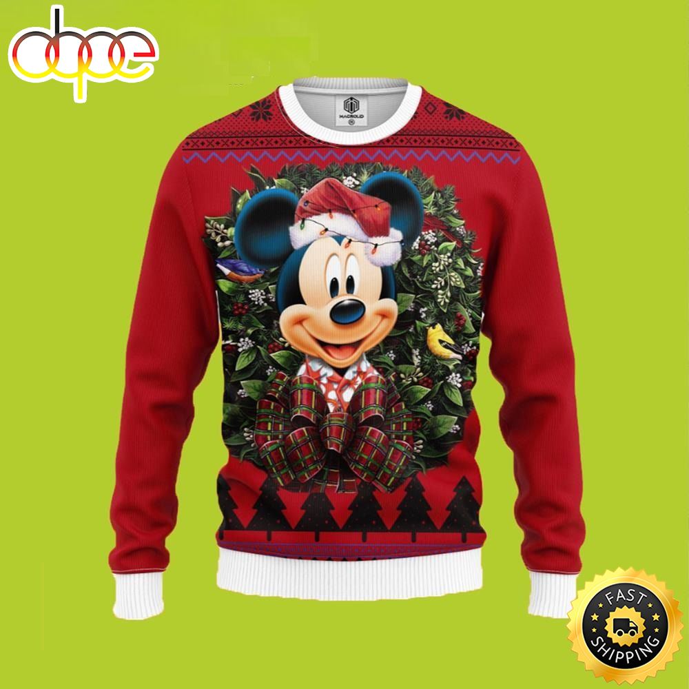 Mice Noel Happy Mickey Mouse Disney Ugly Christmas Sweater 1 Gfb5ip