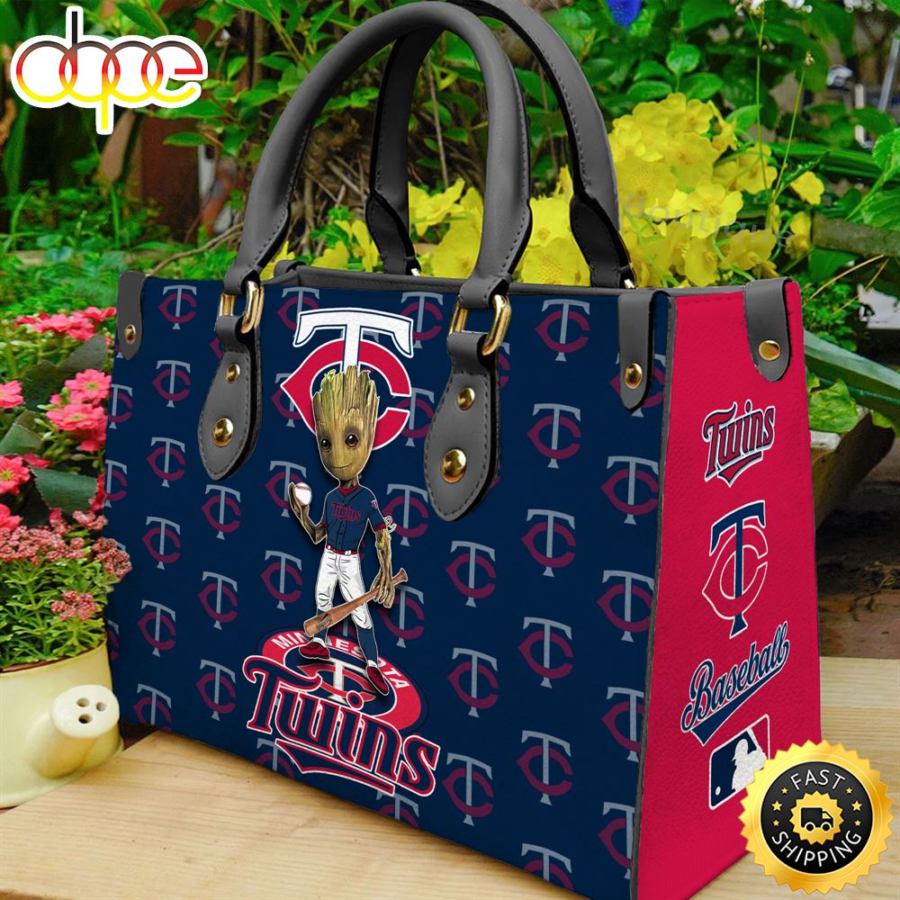 Minnesota Twins Groot Women Leather Hand Bag 1 Xinsvf