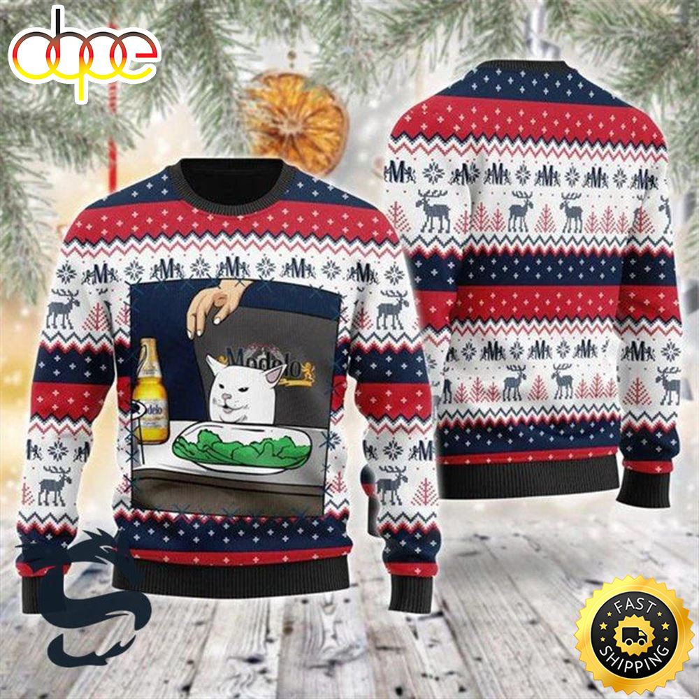 Funny Rheingold Beer Ugly Christmas Sweater Custom Name Gift For Christmas  - Banantees