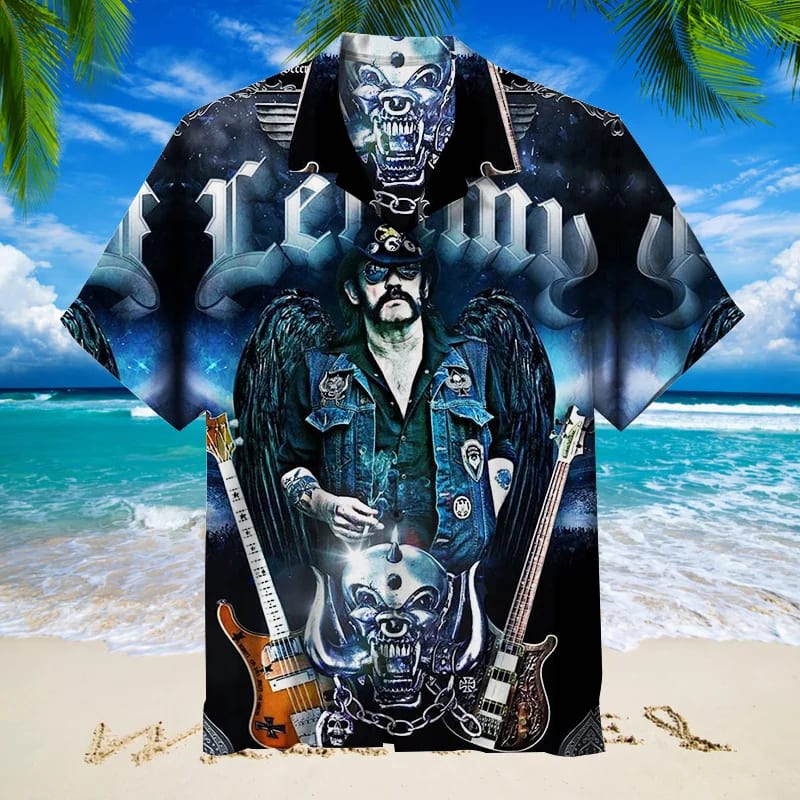 MotC3B6rhead Lemmy Halloween Hawaiian Shirt Td919t