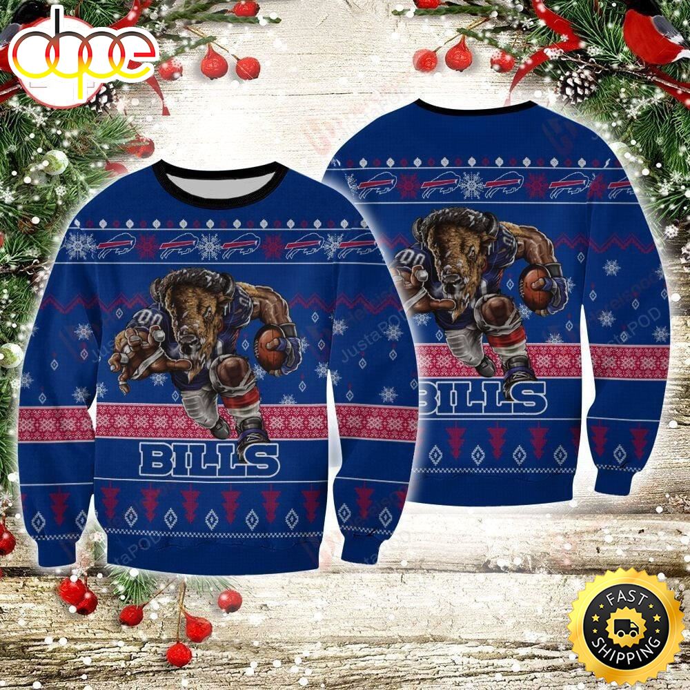 NFL Buffalo Bills Player Christmas Ugly Sweater Keisqz