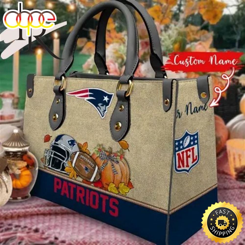 New England Patriots Autumn Women Leather Hand Bag Ppni6q