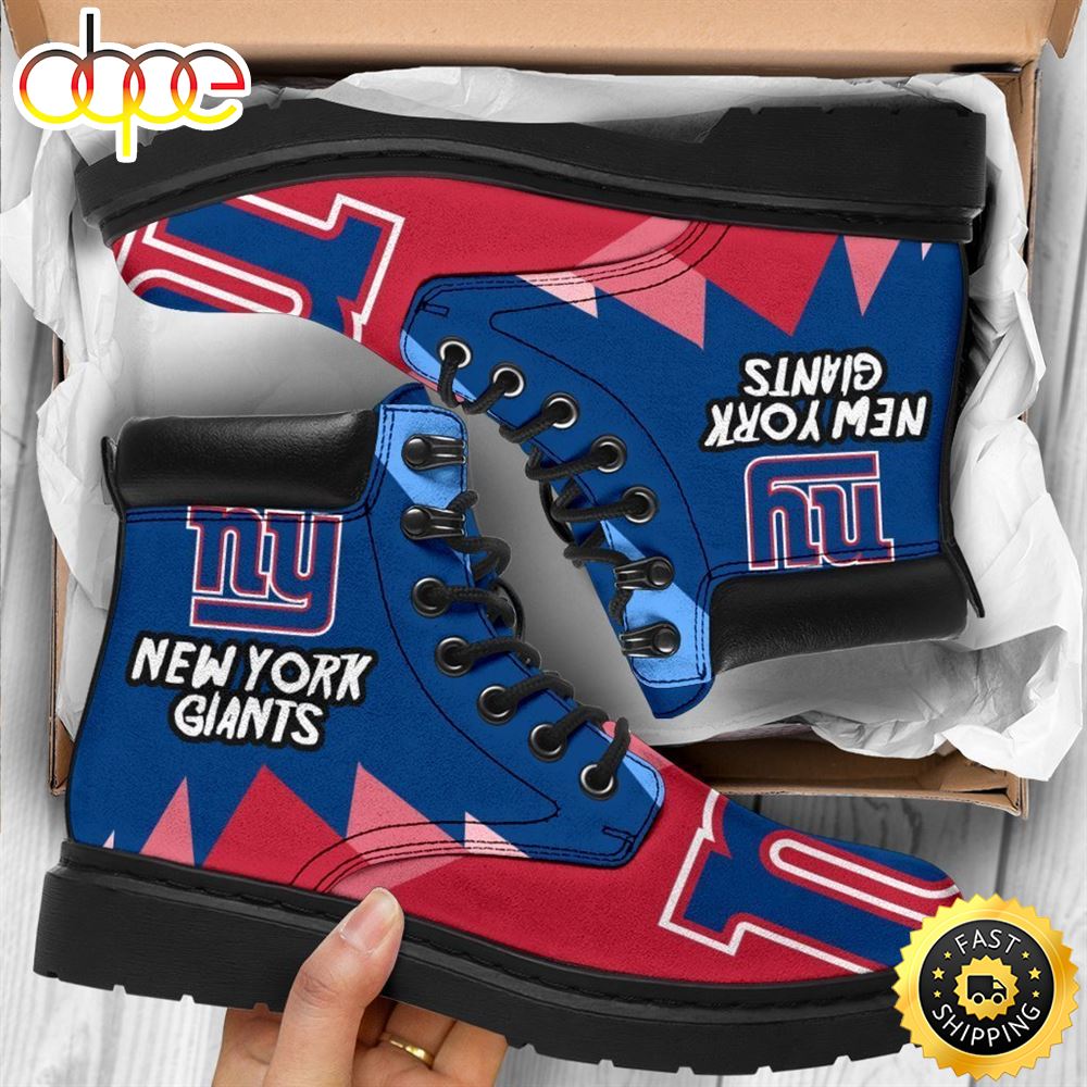 New York Giants Boots Shoes Unique Gift Idea For Fan Cxkvwn