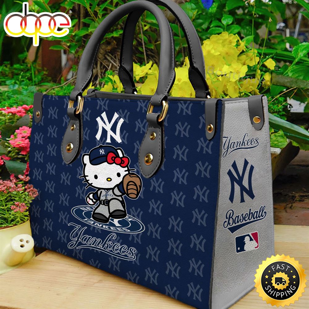 New York Yankees Kitty Women Leather Hand Bag 1 Kodls1