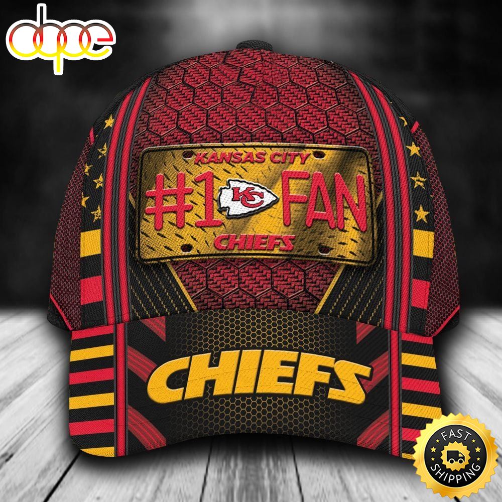 Custom Name Kansas City Chiefs Tropical Hawaiian Classic Baseball Cap Hat 