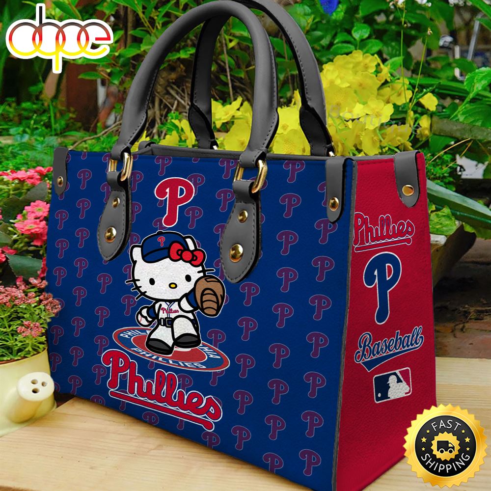 Philadelphia Phillies Kitty Women Leather Hand Bag 1 Q7gfho