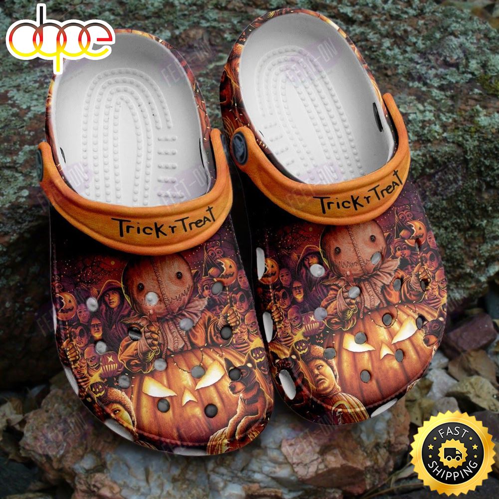 Pumpkin Trick R Treat Sam Horror Movies Halloween Crocs Classic Clogs Shoes Xil9gf