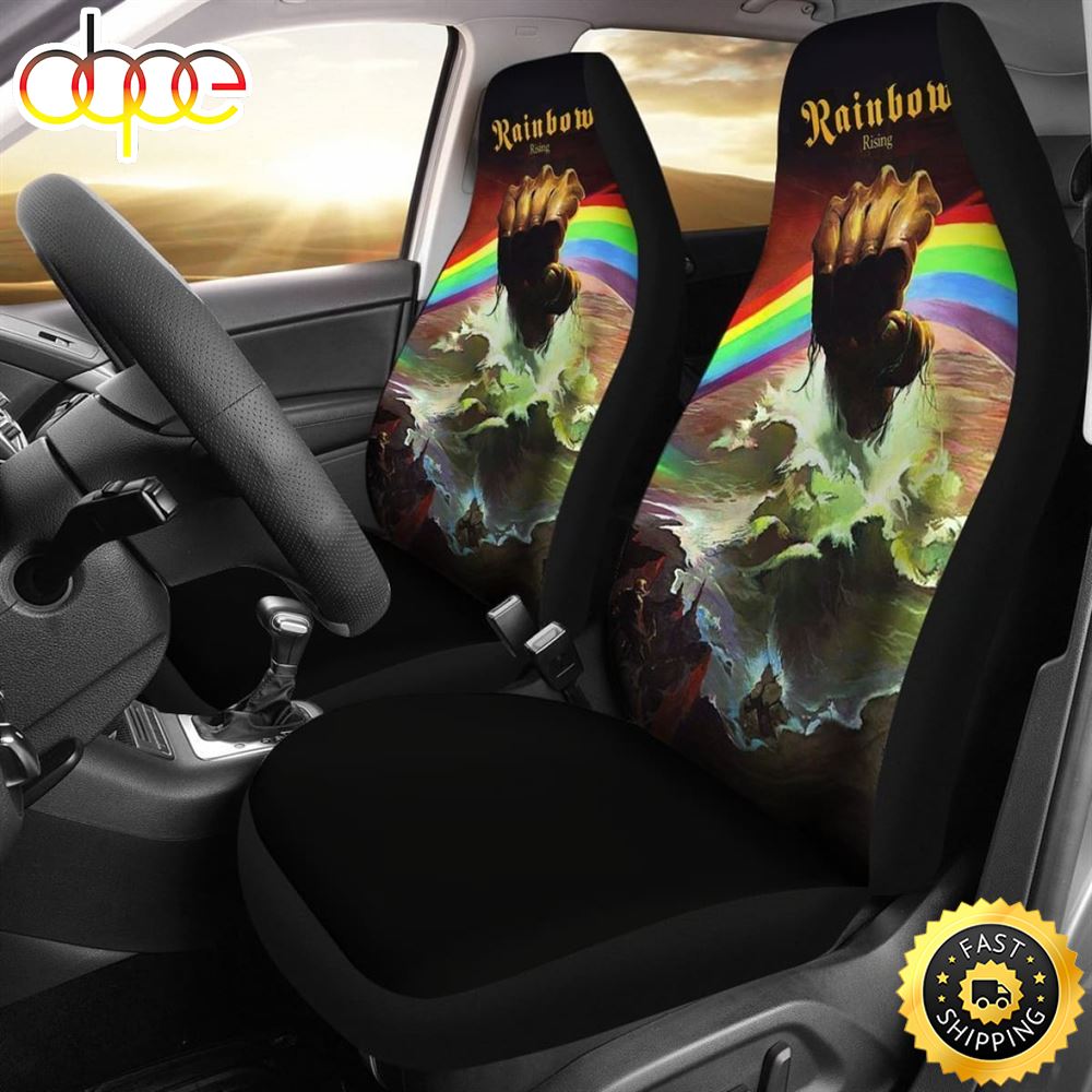 Rainbow Rock Band Car Seat Covers Nighvt