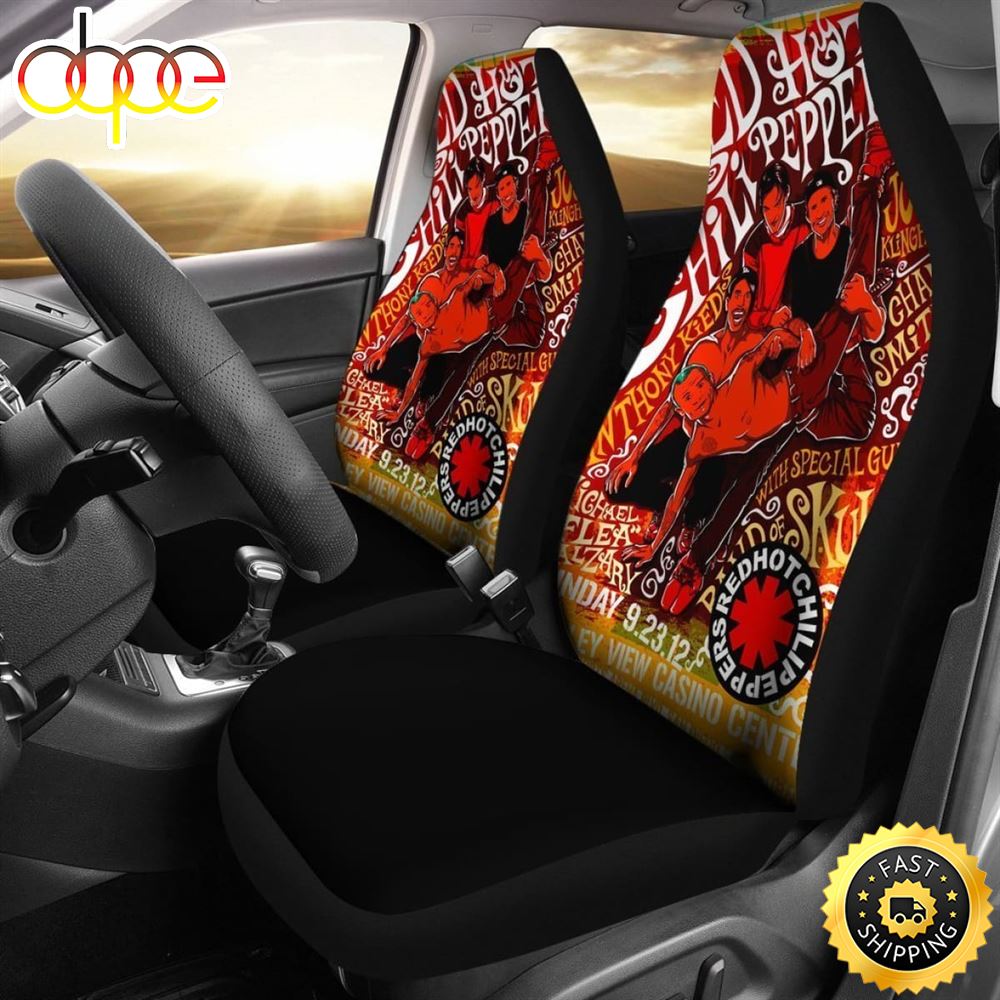 Red Hot Chili Peppers Rock Band Car Seat Covers Lu2ais