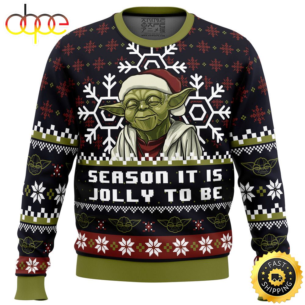 Season Jolly Star Wars Ugly Christmas Sweater Wynwyr