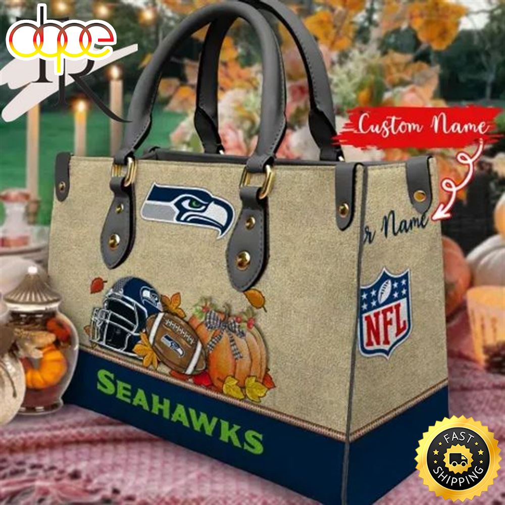 Seattle Seahawks Autumn Women Leather Hand Bag Phk9nh