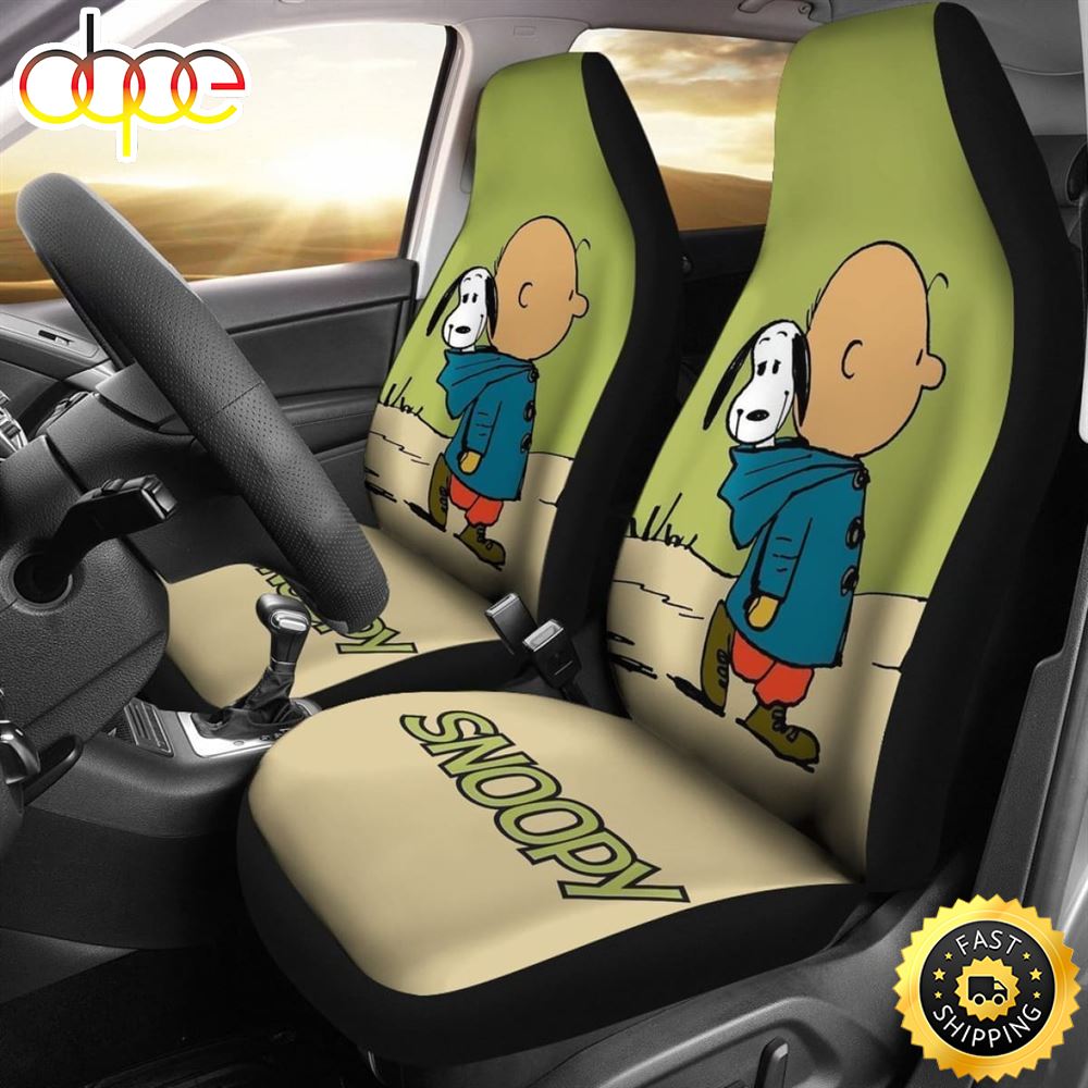 Snoopy Charlie Brown Life Is Better With A Dog Car Seat Covers Universal Fit 1 P620r7