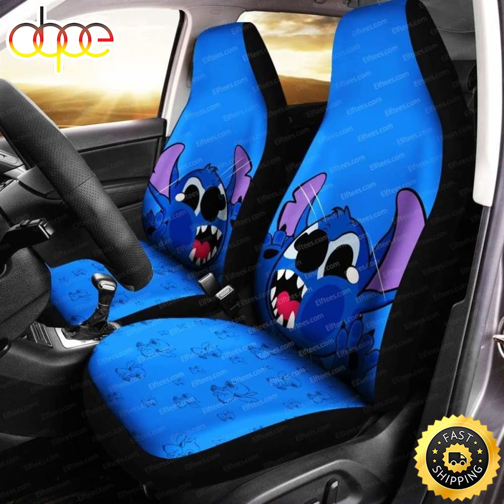 Stitch Lilo Premium Car Seat Cover Set Of Universal Fit Awafic