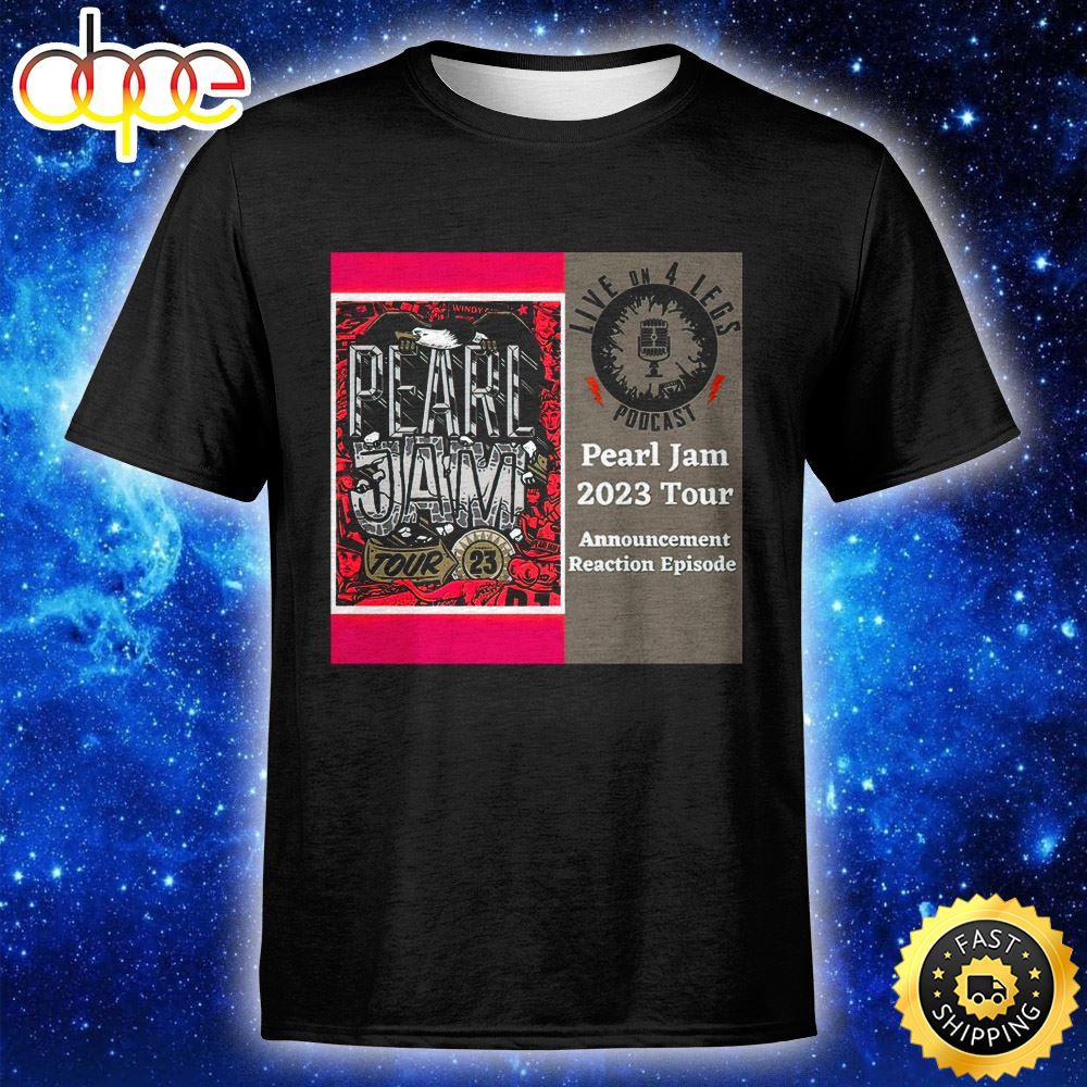 Stream Pearl Jam 2023 Tour Announcement Unisex T Shirt Cthkpw