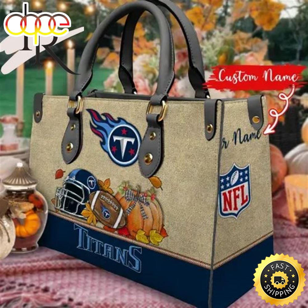 Tennessee Titans Autumn Women Leather Hand Bag Qnbehh