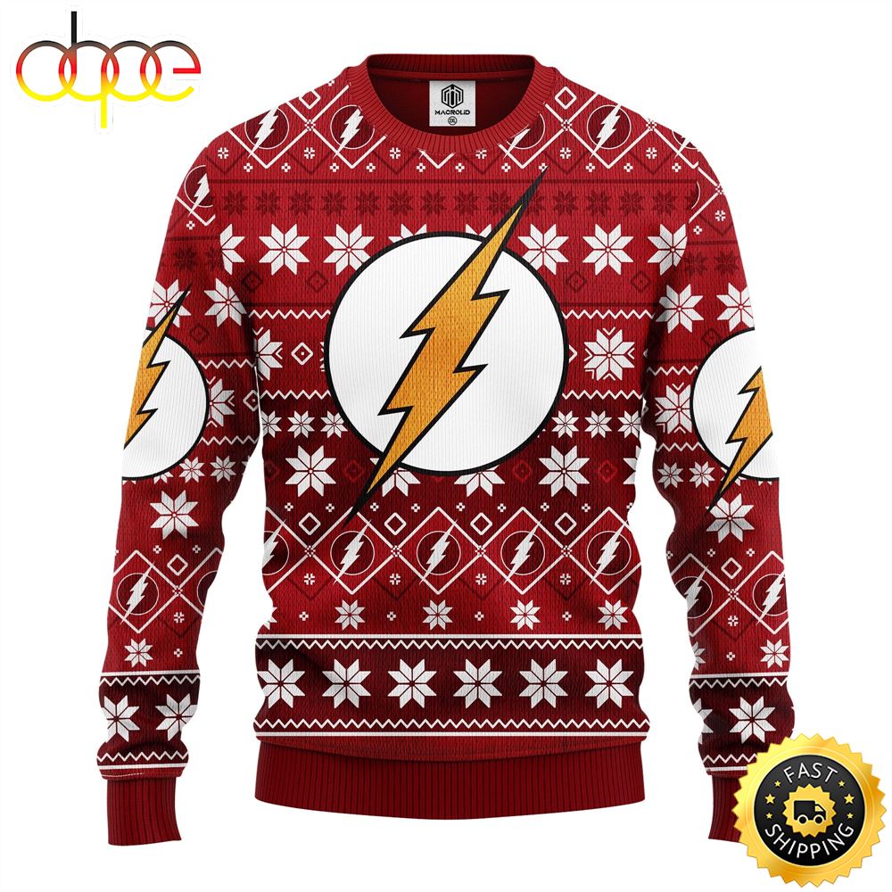 The Flash Amazing Gift Idea Thanksgiving Gift Ugly Sweater Zgocp0