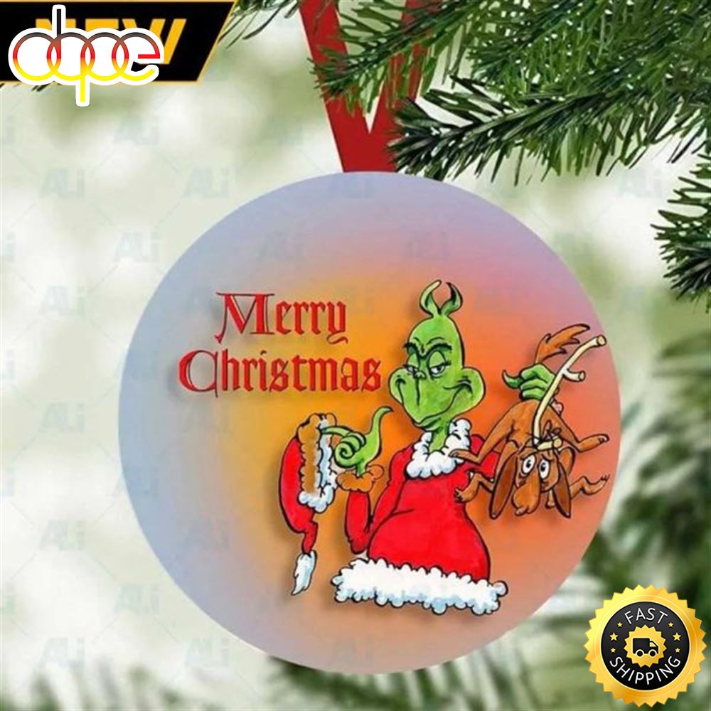 The Grinch Merry Christmas Grinch And Max Jigsaw Puzzle Grinch Ceramic Christmas Tree Ornaments Zn7cde