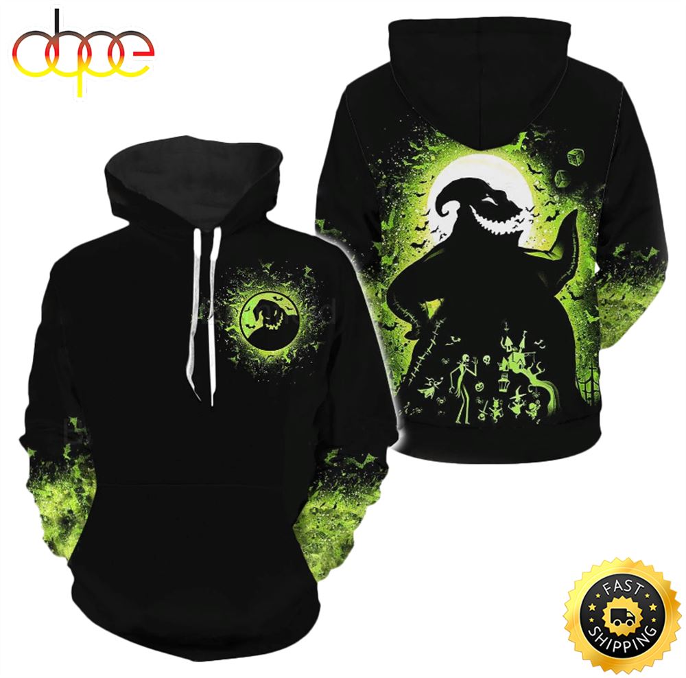 The Nightmare Before Christmas Oogie Boogie Hoodie 3D All Over Print Duculq