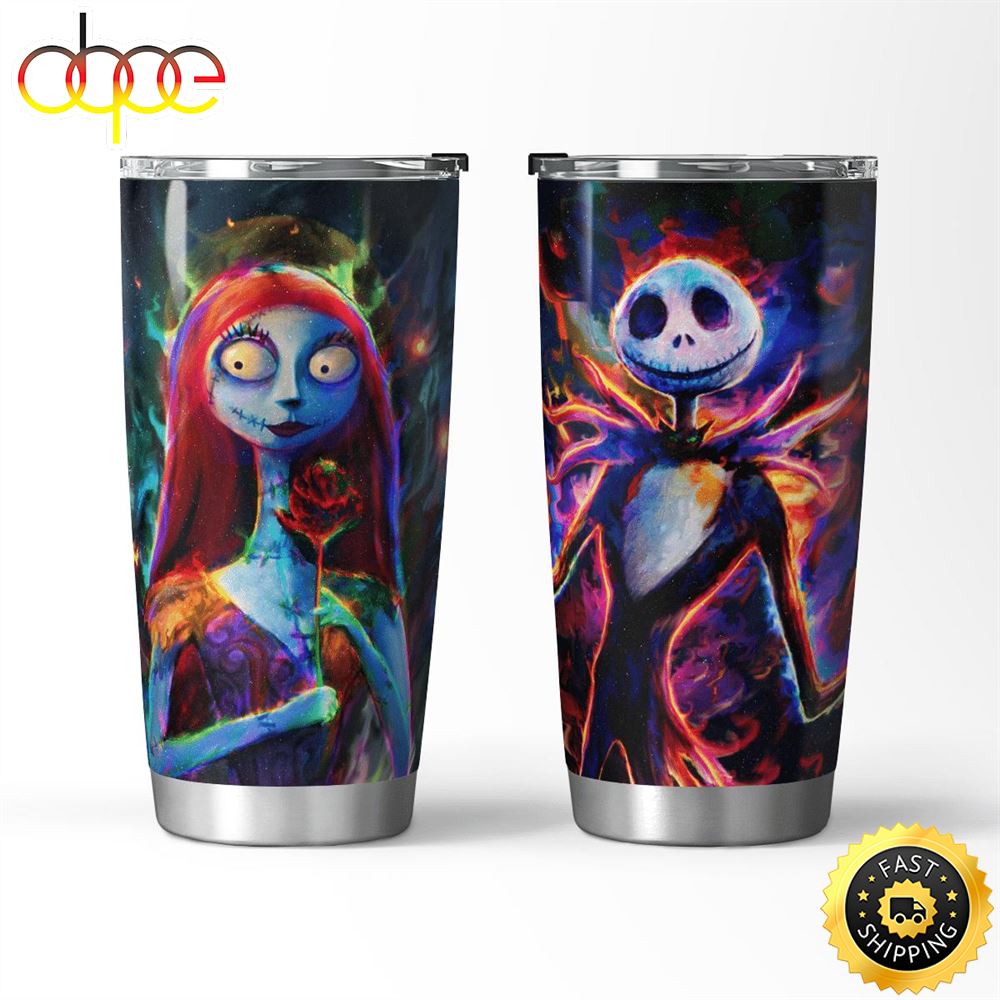 The Nightmare Couple Colorful Horror 3D Tumbler Lh3ylx