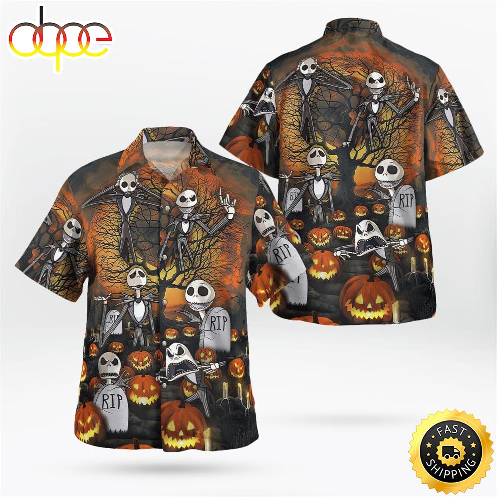 The Nightmare Halloween Hawaiian Shirt Dr9fyp