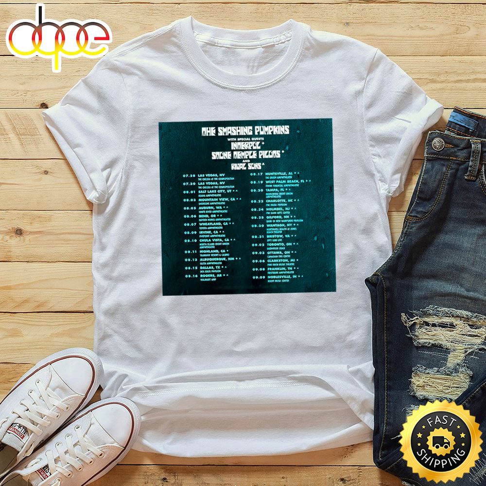 The Smashing Pumpkins Announce 2023 North American The World Is A Vampire Tour Unisex T Shirt Ubo6b5