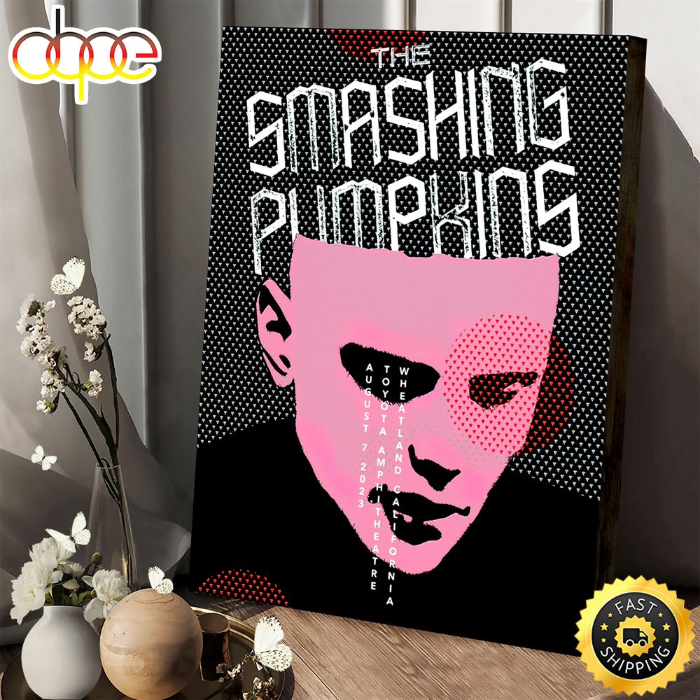 The Smashing Pumpkins Wheatland August 7 2023 Canvas Poster Emdxul