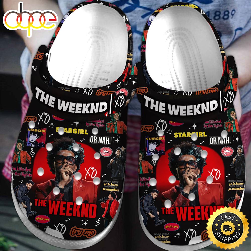 The Weeknd Music Crocs Crocband Clogs Shoes Comfortable For Men Women And Kids S31mjf