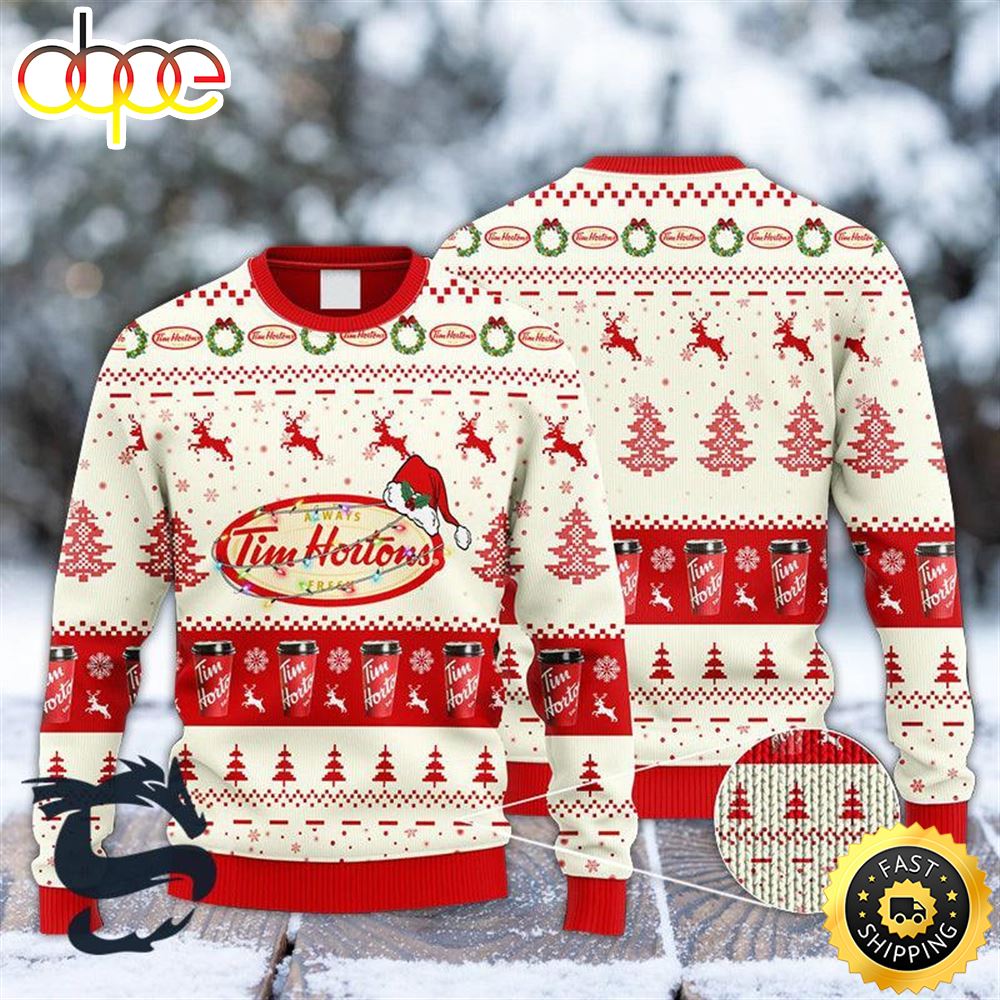 Merry Xmas Miller Lite Beer AOP Print Christmas Ugly Sweater For