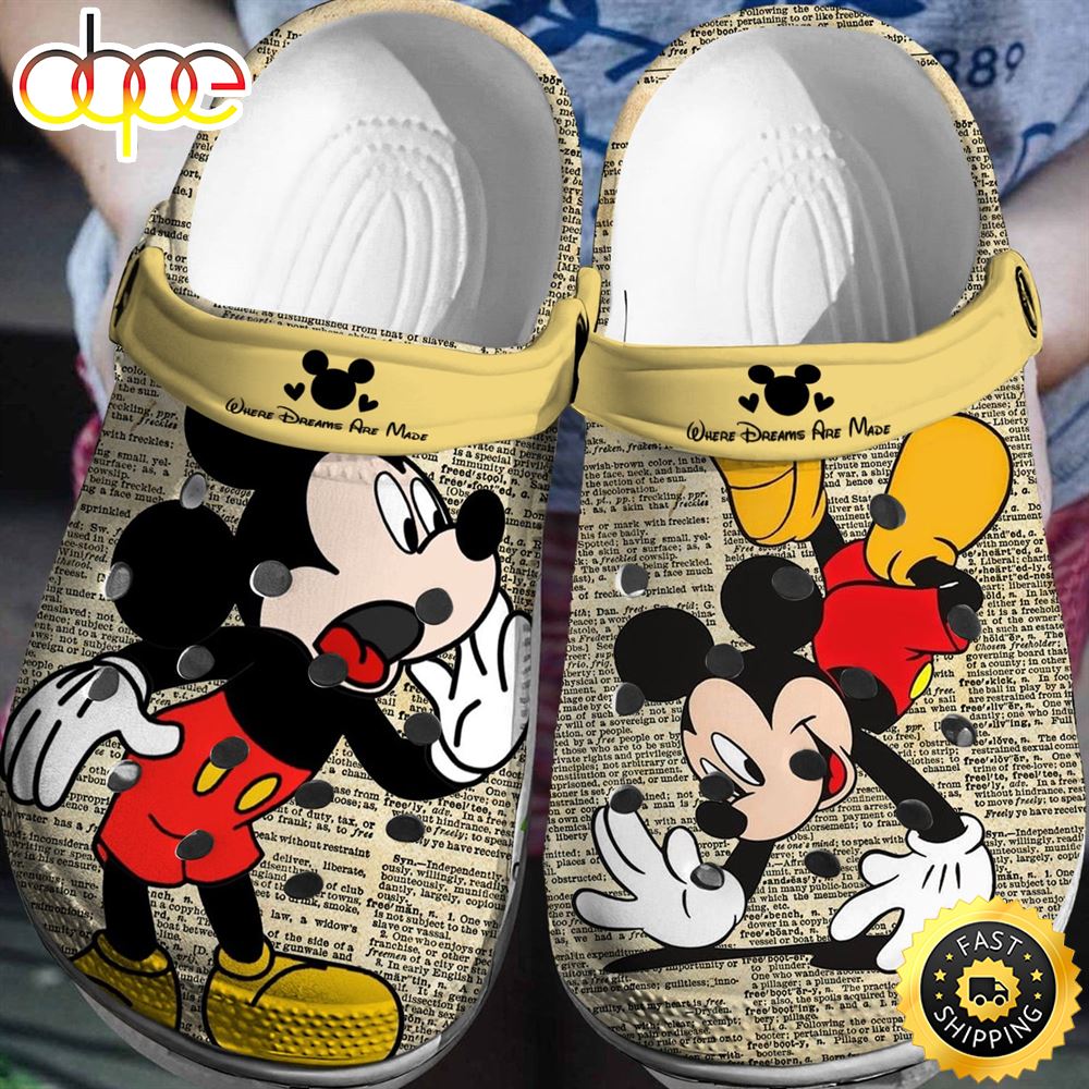 Unlock The Disney Magic With Mickey S Customizable 3d Clog Shoes Yiekey
