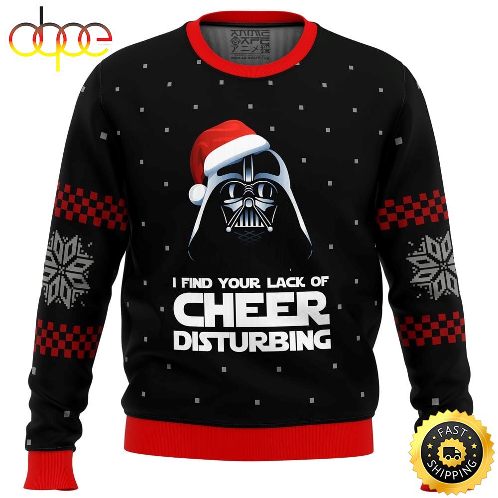Vader Lack Of Cheer Star Wars Ugly Sweater Puhrvt