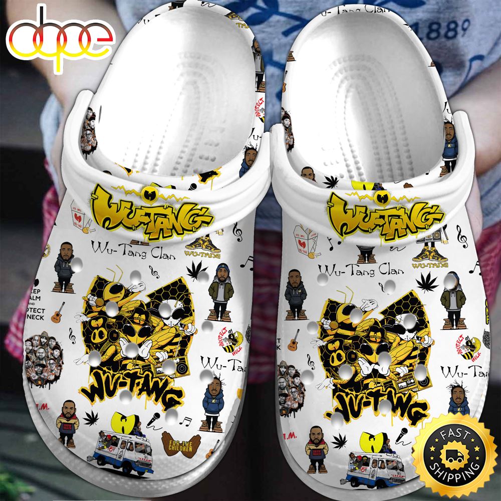 Wu Tang Clan Music Crocs Crocband Clogs Shoes Comfortable For Men Women And Kids Kutq2y
