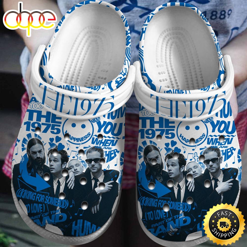 The 1975 Lollapalooza Music Crocs Crocband Clogs Shoes Comfortable For Men Women And Kids Jaavfu