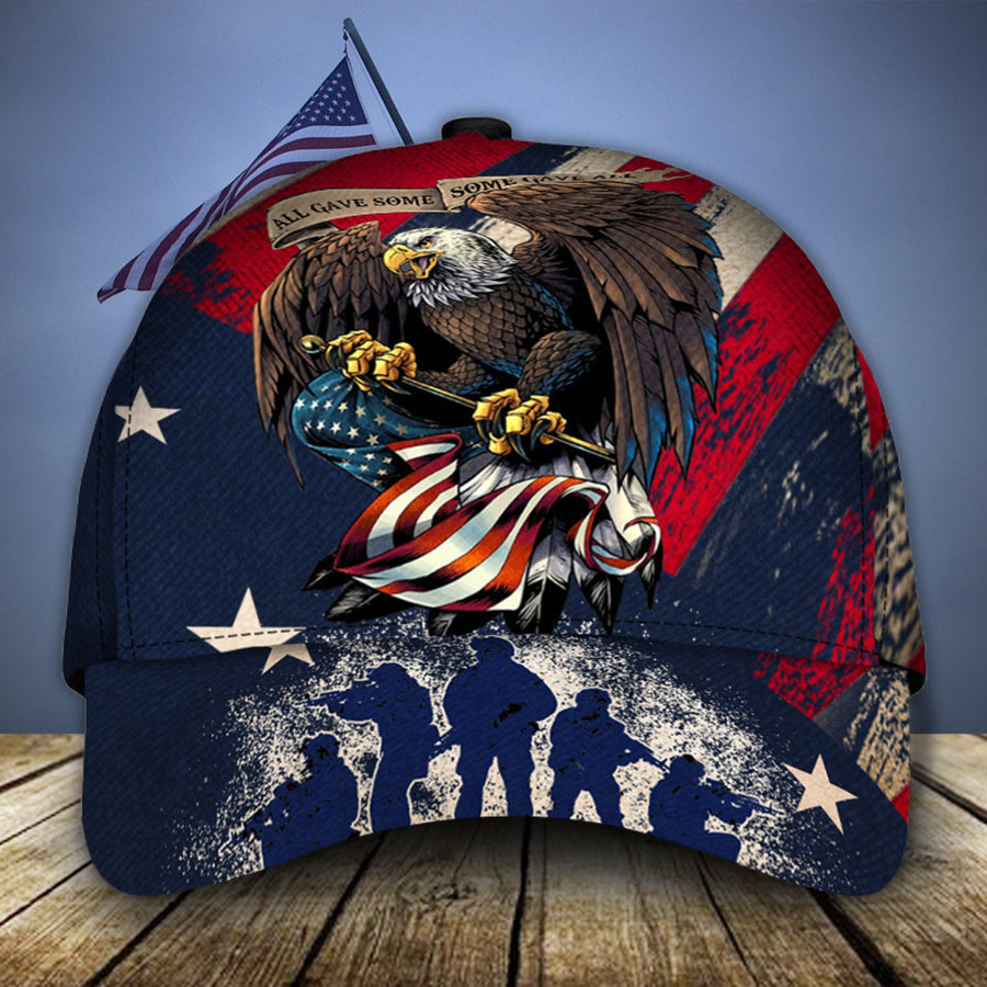 All Gave Some Eagle American Veteran Classic Cap – Musicdope80s.com