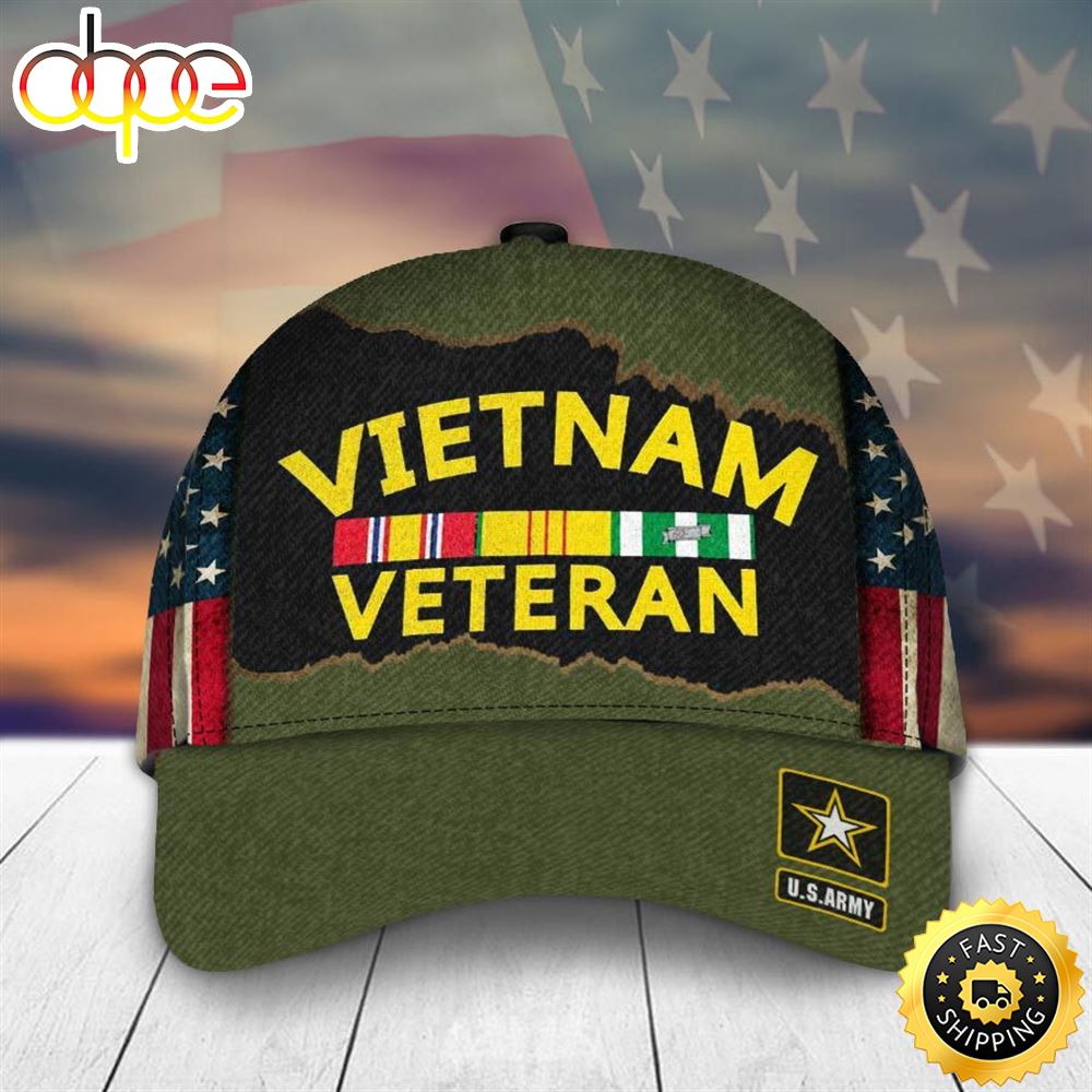 Armed Forces Army Military Soldier Veteran VVN Vietnam America Cap Kjed3p
