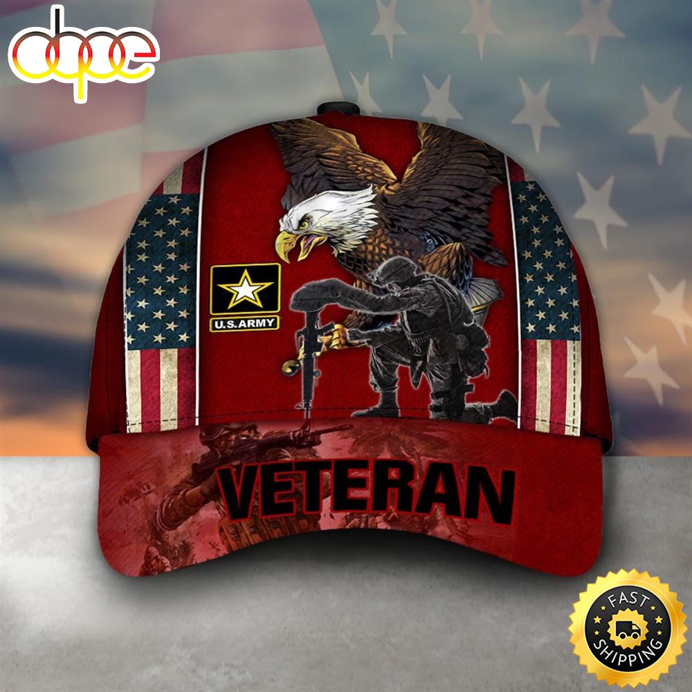 Armed Forces Army Military Veterans Day VVA Vietnam Veteran America Baseball Cap