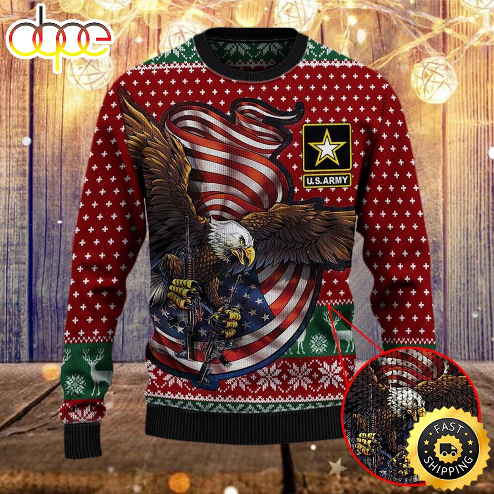 Armed Forces Army Military Vva Vietnam Veterans Day Gift For Father Dad Christmas Ugly F4kgc8