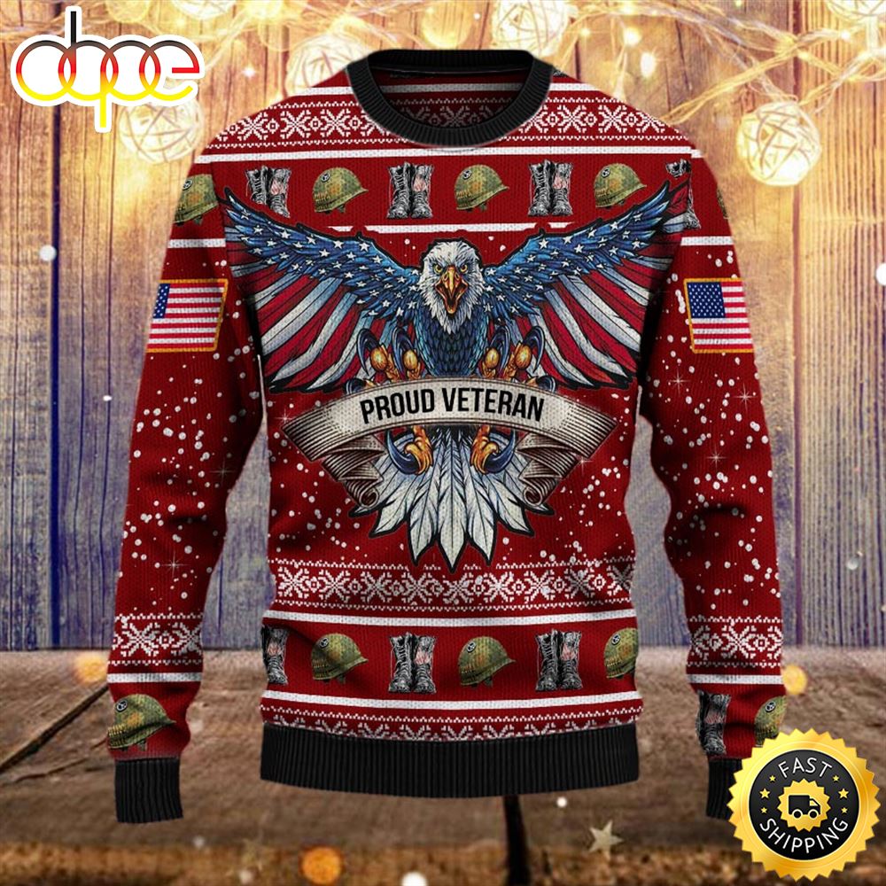 Armed Forces Army Usn Navy Usmc Marine Usaf Air Forces Uscg Coast Guard Military Vva Vietnam Veterans Day Gift For Father Dad Ugly Sweater Wool Sweater Qryvdi