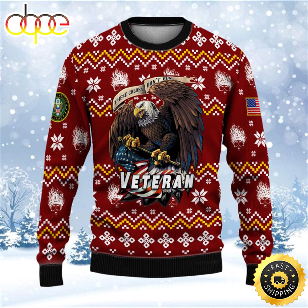 Armed Forces Army Veteran Military Sweater Qo3fak