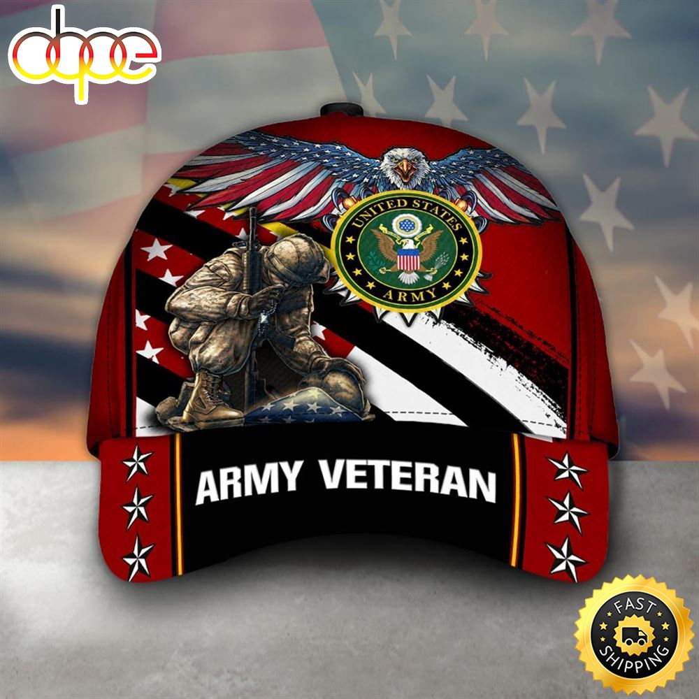 Armed Forces Army Vietnam Veteran America VVA Military Soldier Classic Cap Dti6uw