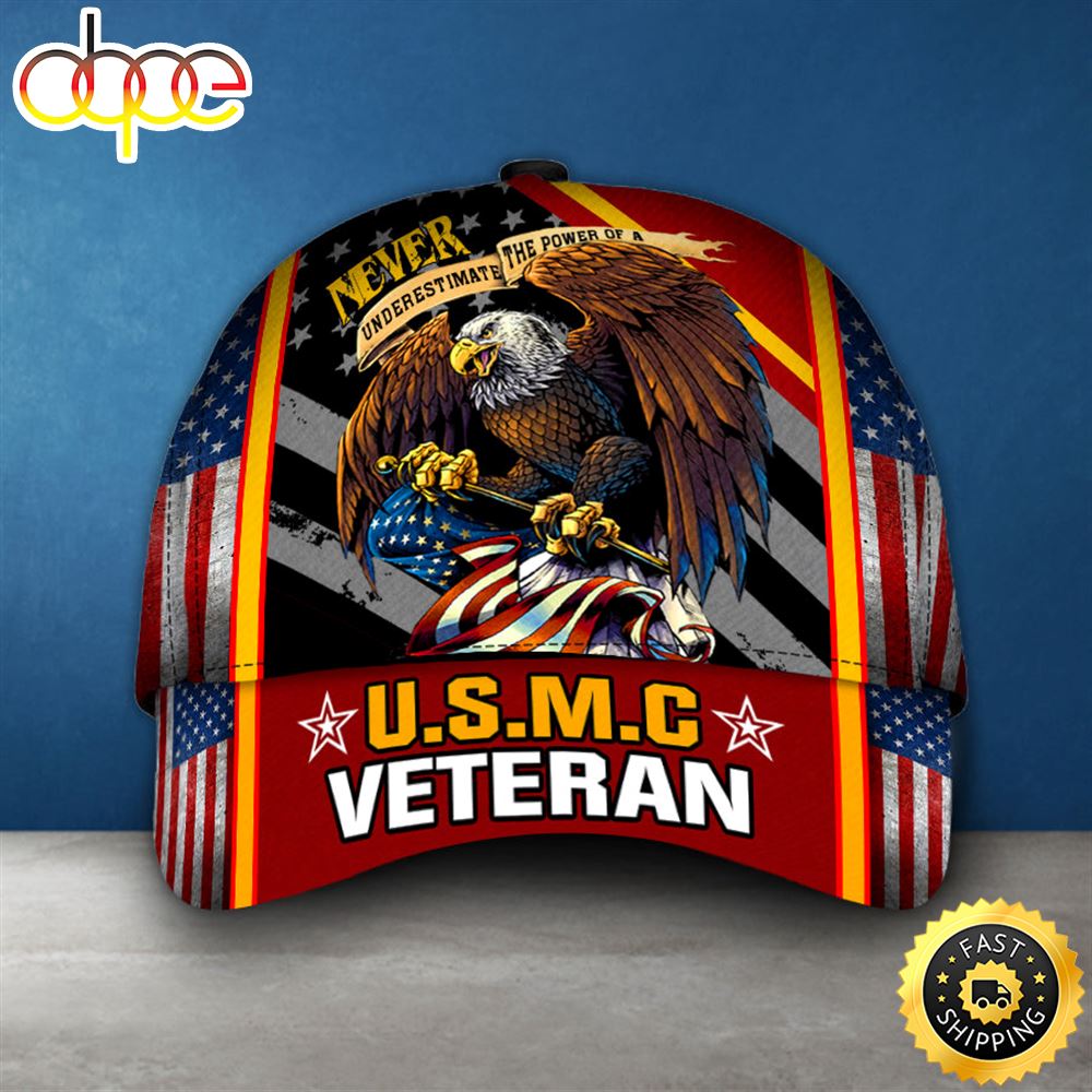 USMC Marine Corps Soldier Military Veteran Cap – Musicdope80s.com