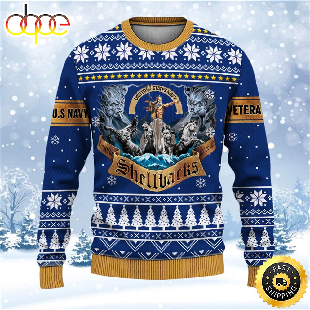 Armed Forces Navy Veteran Military Soldier Ugly 3D Sweaters Ldanp6