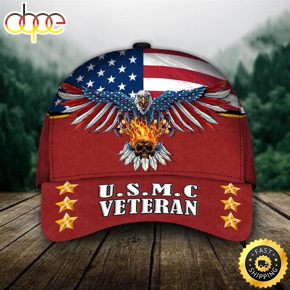 Armed Forces USMC Marine Corps Soldier Military Veteran Cap B1pqj6