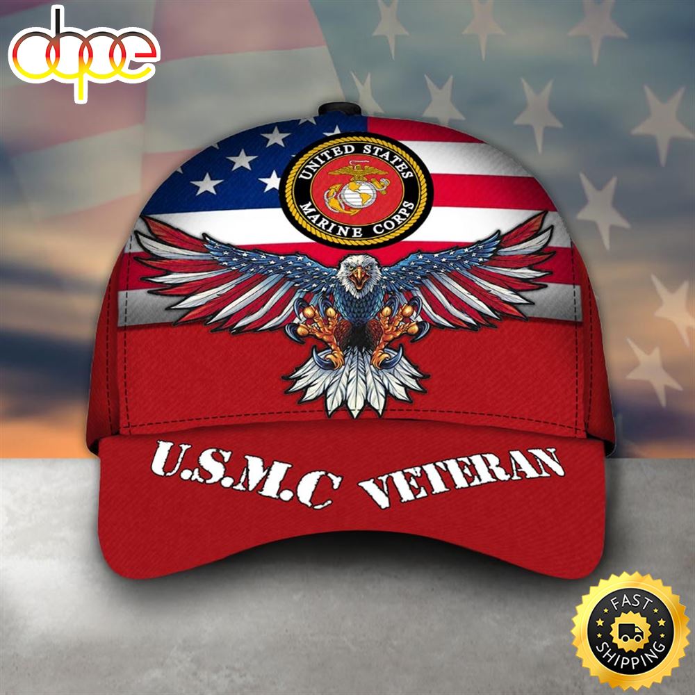 Armed Forces USMC Marine Military VVA Vietnam Veterans Day Gift For Dad Christmas Cap Ykbios