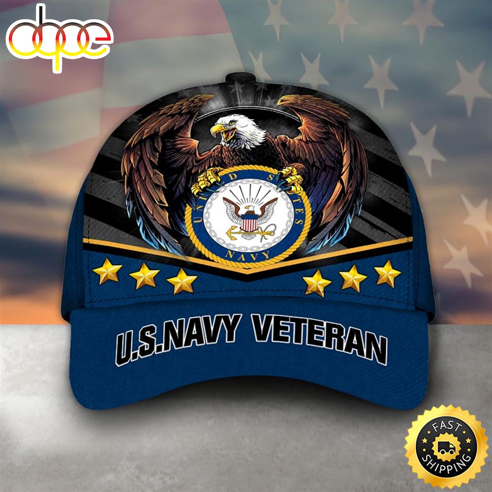 Armed Forces USN Navy Military Veterans Day America Cap