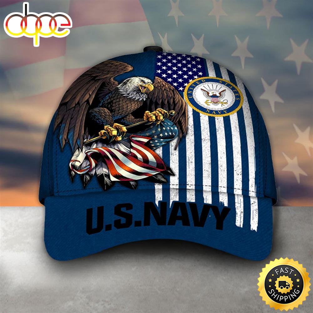 Armed Forces USN Navy Military Veterans Day Classic Cap Pjbaz2