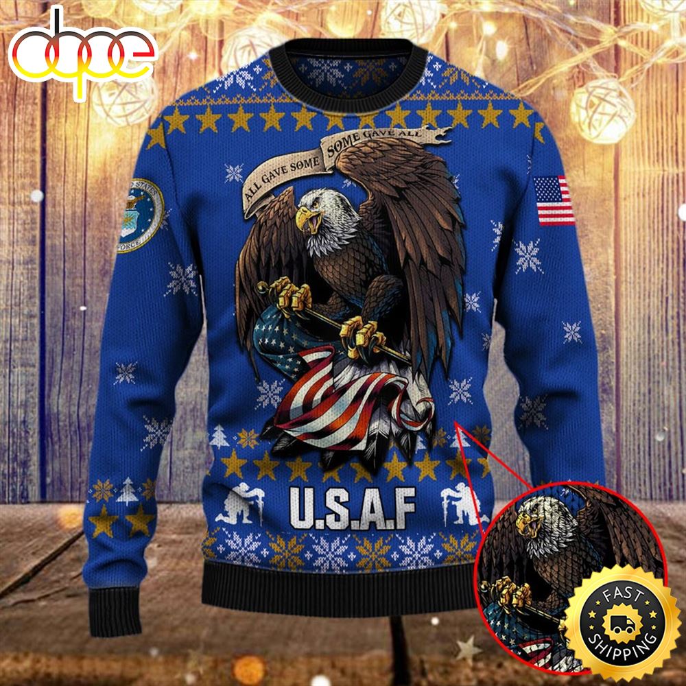 Armed Forces Usaf Air Forces Military Vva Vietnam Veterans Day Gift For Father Dad Sweater Oikw6l