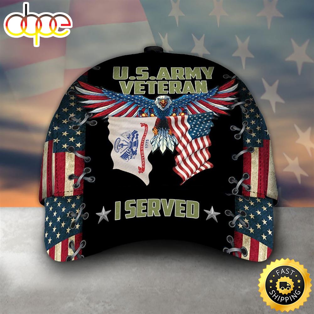 Armed Forces Veteran Military US Army Soldier Cap Ronh3d